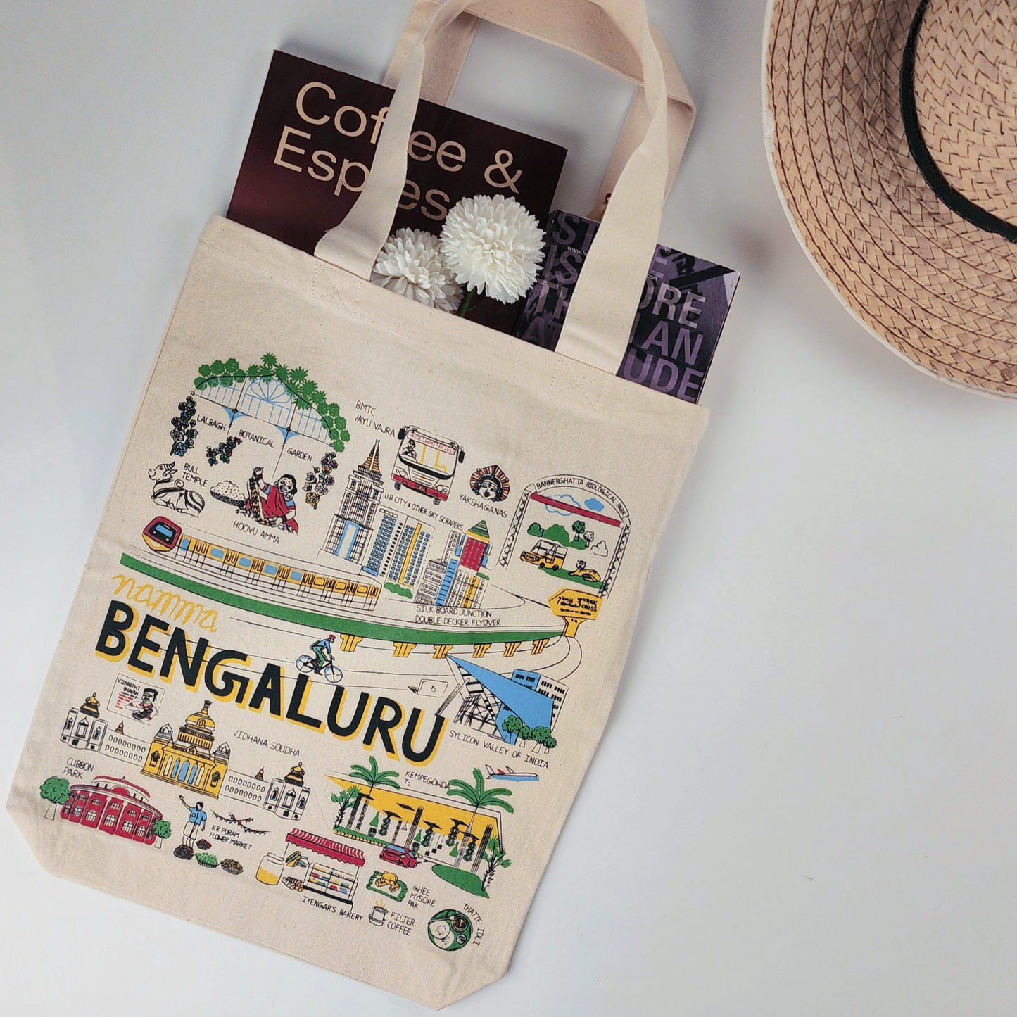 Bengaluru Print Tote Bag