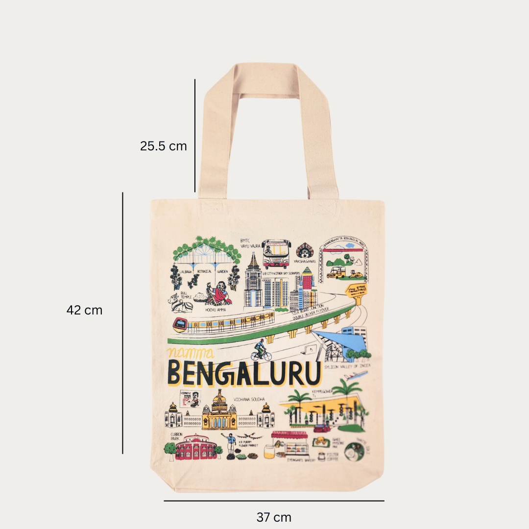 Bengaluru Print Tote Bag