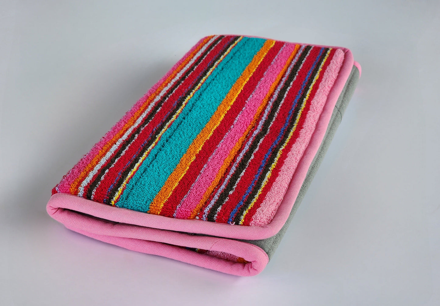 Cotton Candy Terry Stripe Bathmat