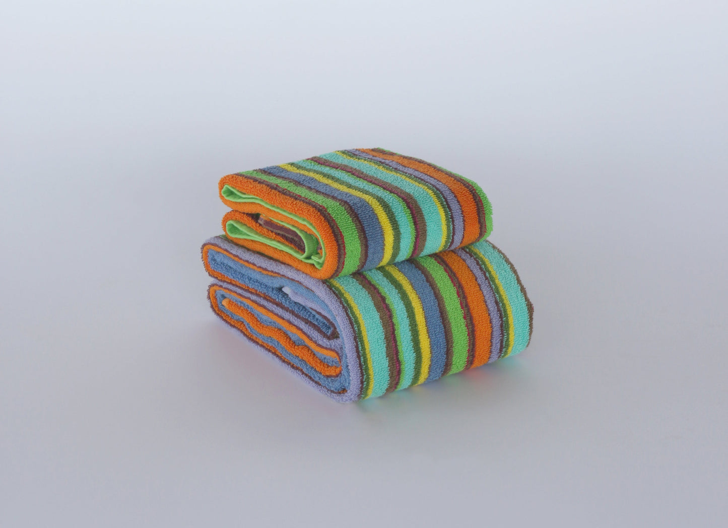 ORANGE GROOVE TERRY TOWEL 550 GSM