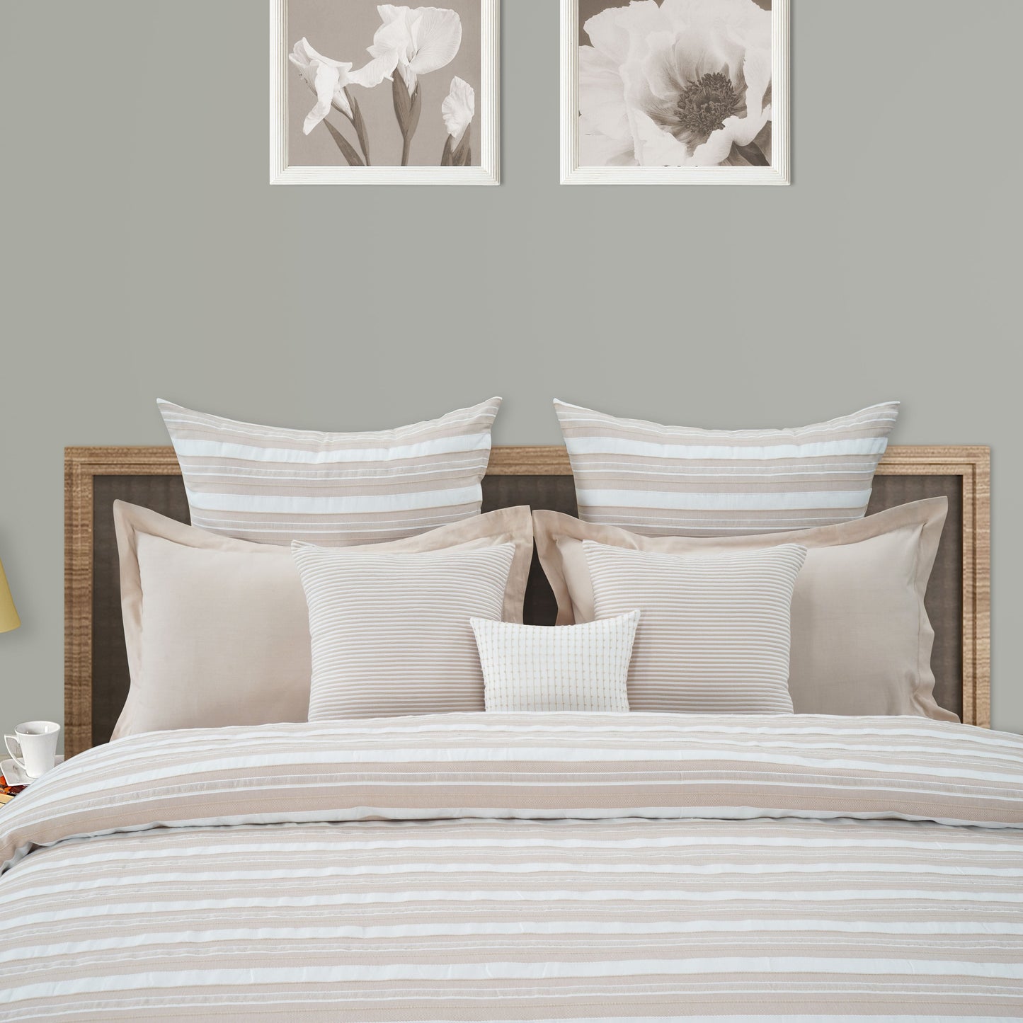 Malabar striped ribbed Duvet Cover
