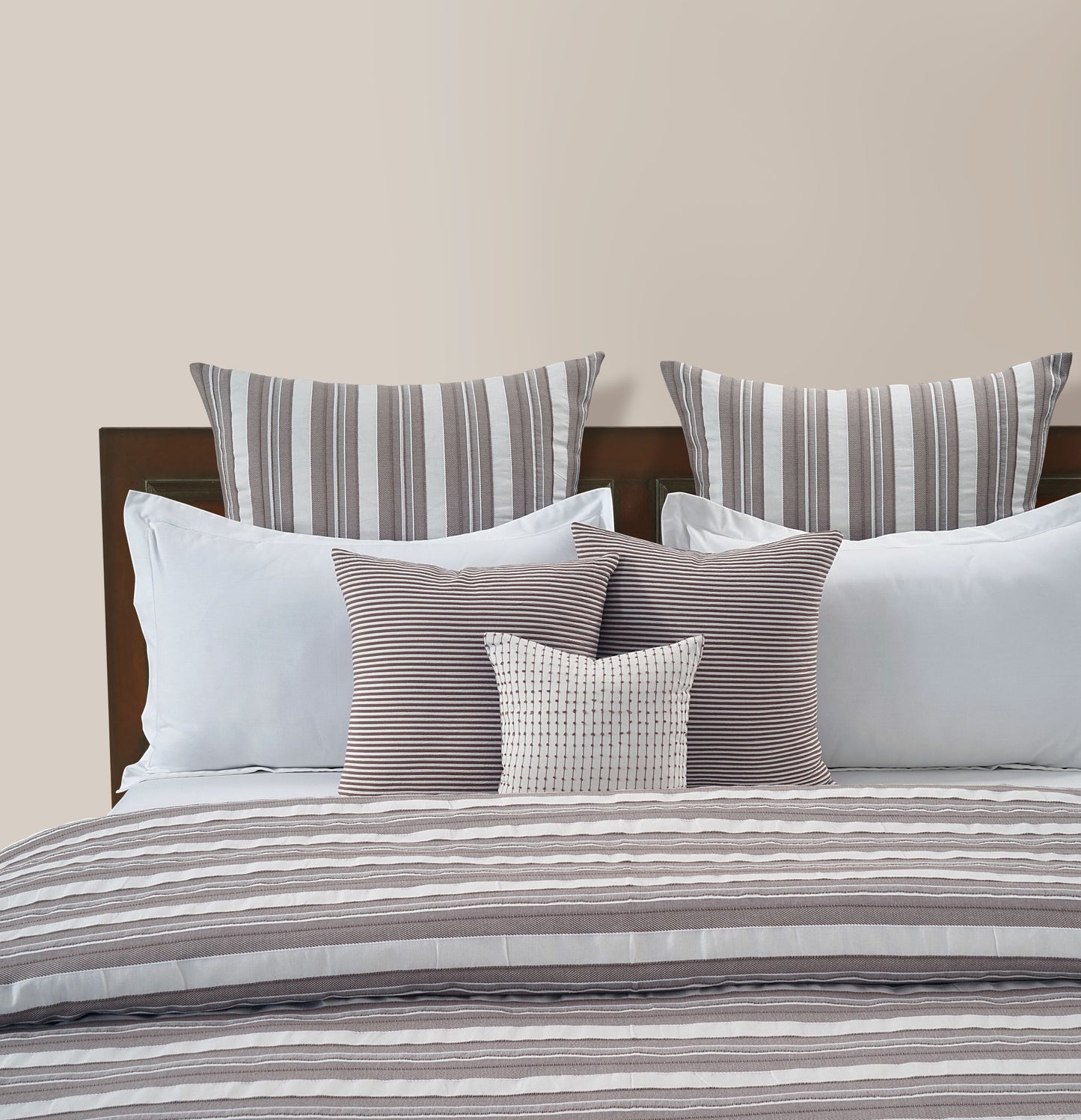 Malabar Striped Ribbed Duvet Set