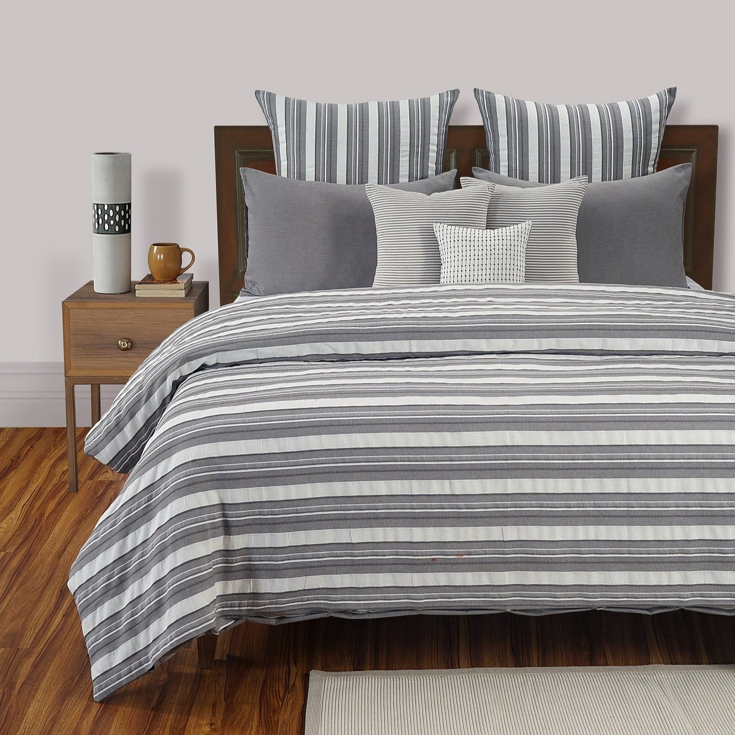 Malabar stripe ribbed Bedspread