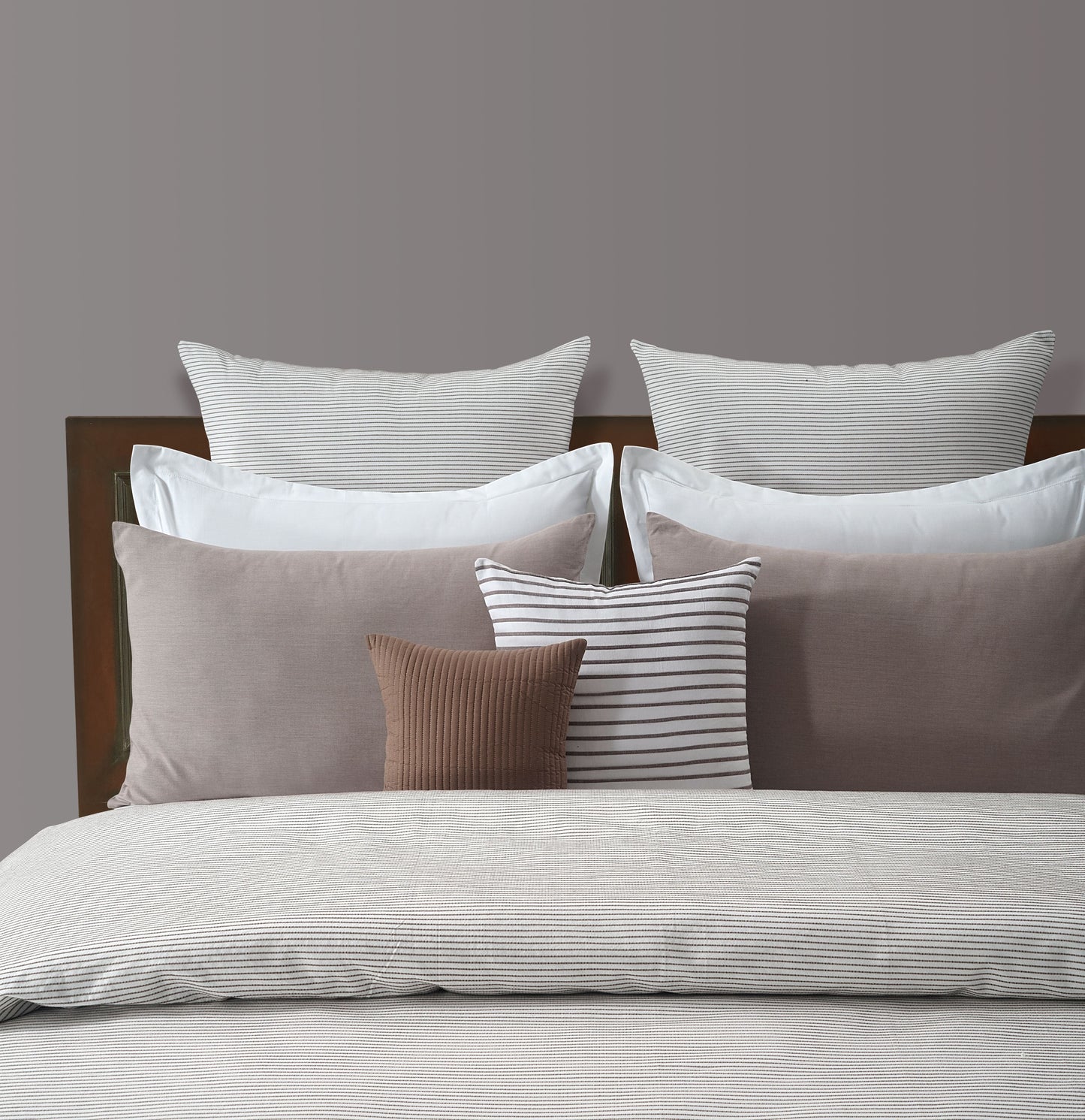 White Rib Duvet Cover