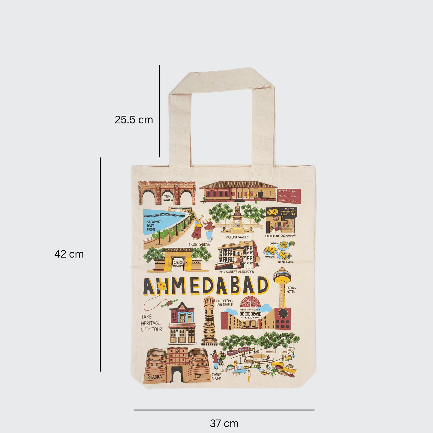 Ahmedabad Print Tote Bag