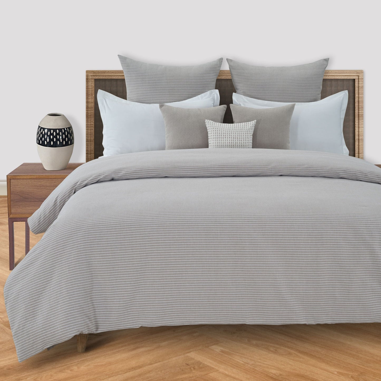 Chambray Rib Duvet Cover