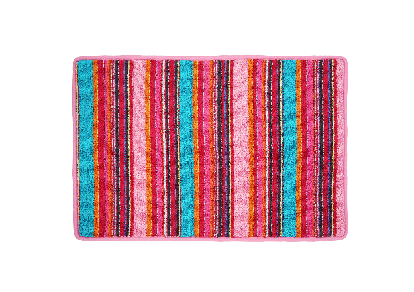 Cotton Candy Terry Stripe Bathmat