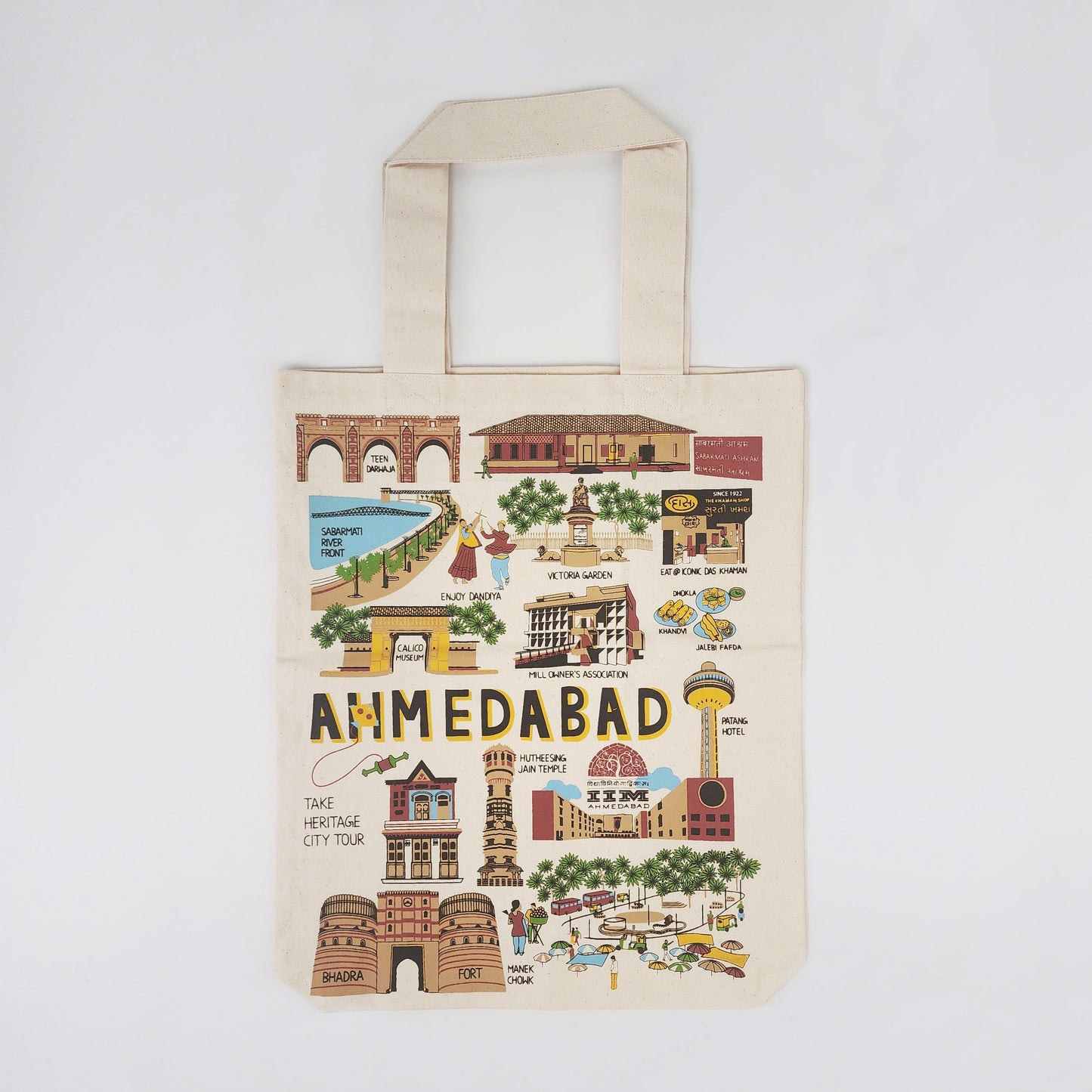 Ahmedabad Print Tote Bag
