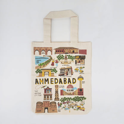 Ahmedabad Print Tote Bag