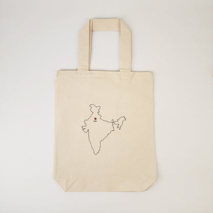 Delhi Print Tote Bag