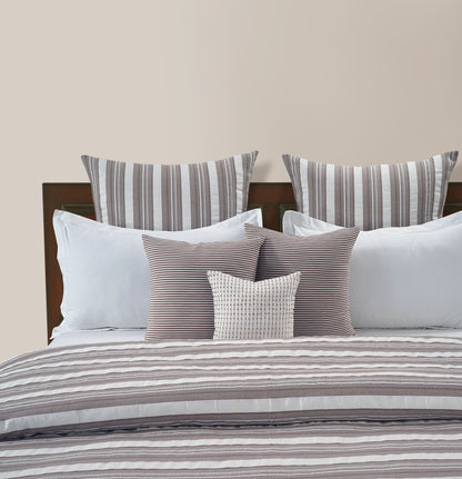 Malabar Striped Ribbed Duvet Set