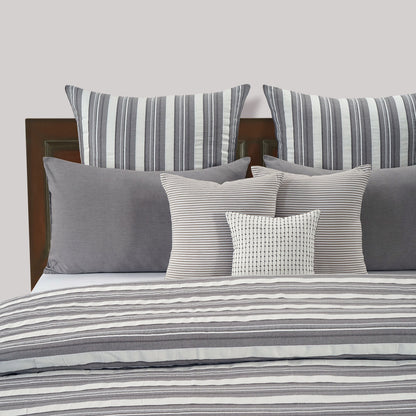 Malabar Striped Ribbed Duvet Set