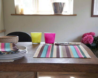 Butterscotch Ribbed Dining Placemat