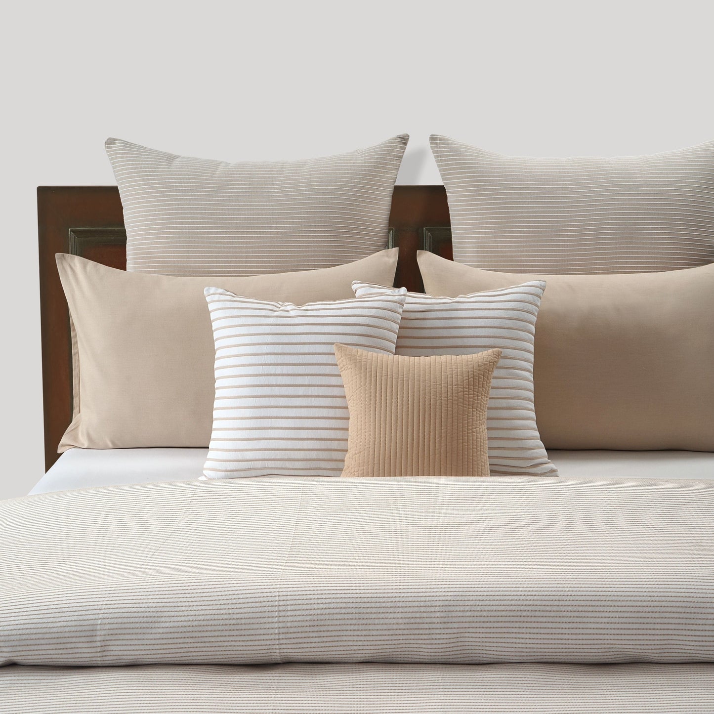 White Rib Duvet Cover