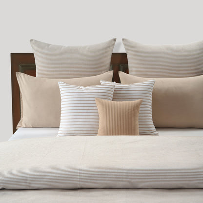 White Rib Duvet Cover